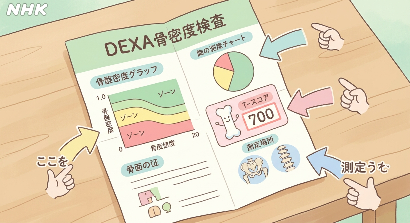 DEXA検査結果の見方