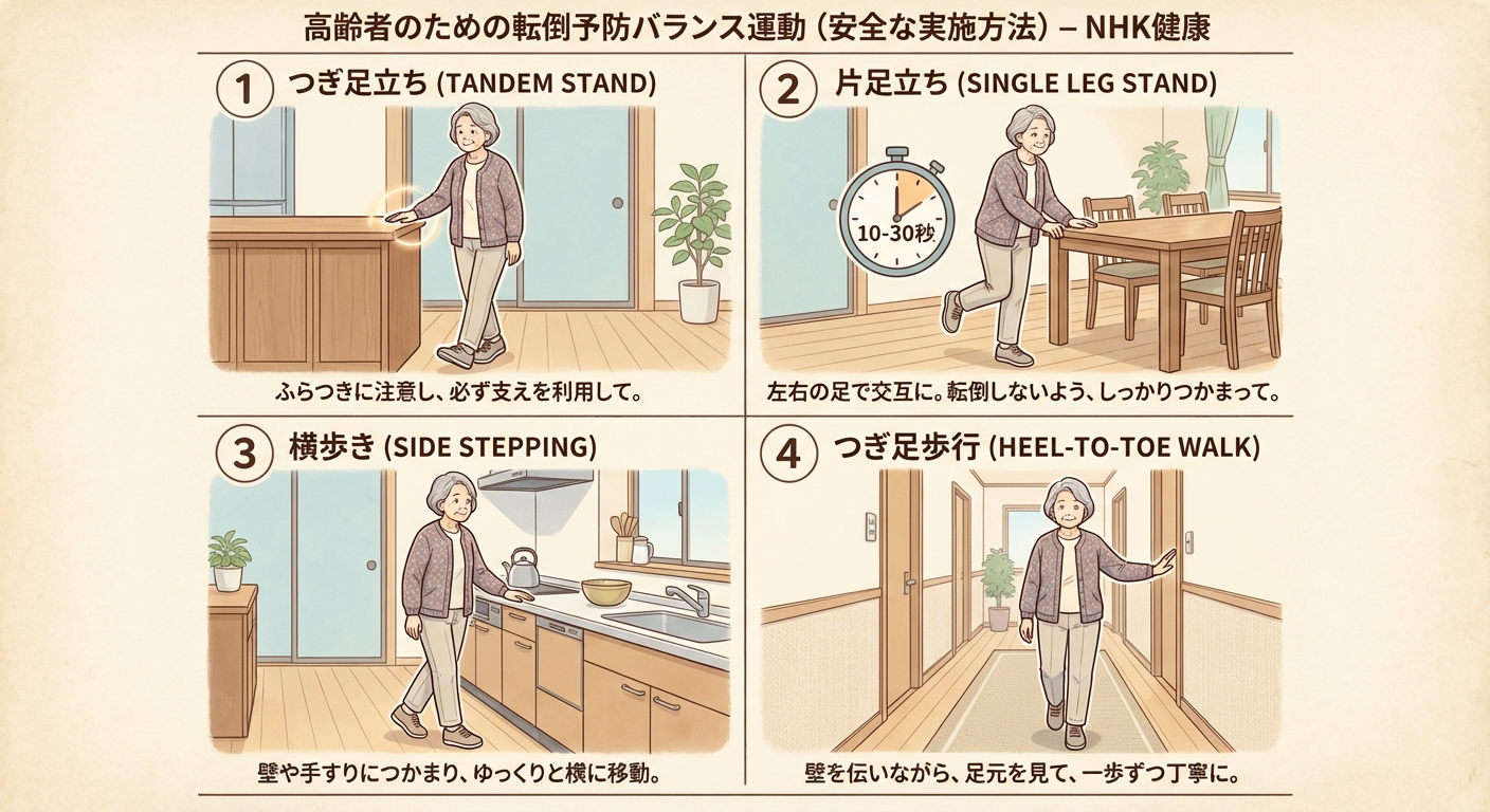 4つのバランストレーニング