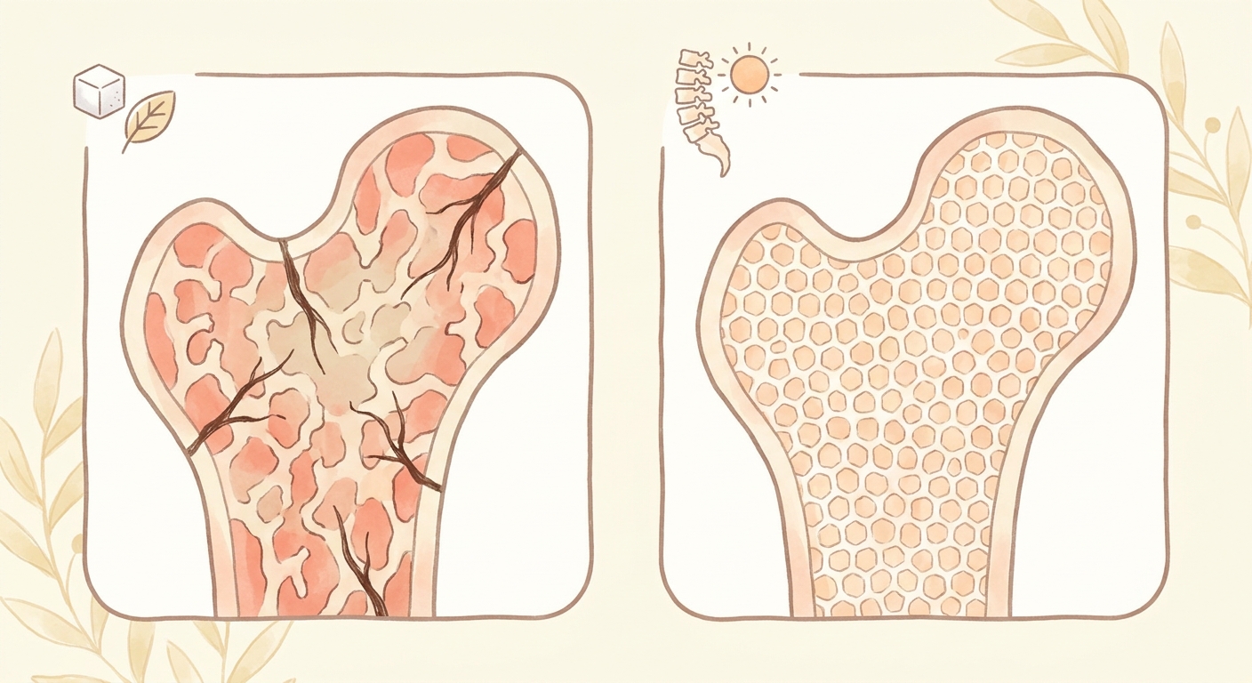 Bone density may be normal while bone quality deteriorates