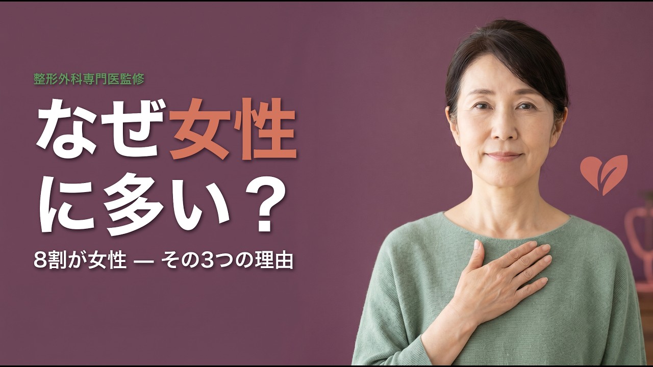 なぜ女性は骨粗鬆症になりやすい？ 3つの理由
