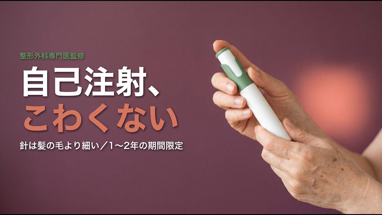 テリパラチドの自己注射が不安な方へ