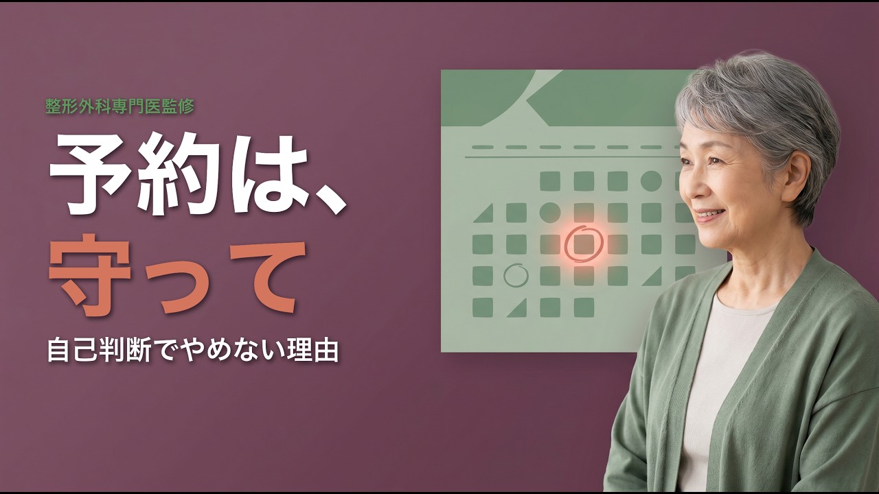 プラリア（デノスマブ）を自己判断でやめてはいけない理由