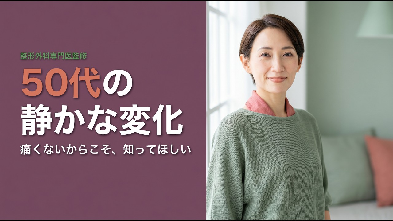 50代から始まる骨の静かな変化 今やるべきこと