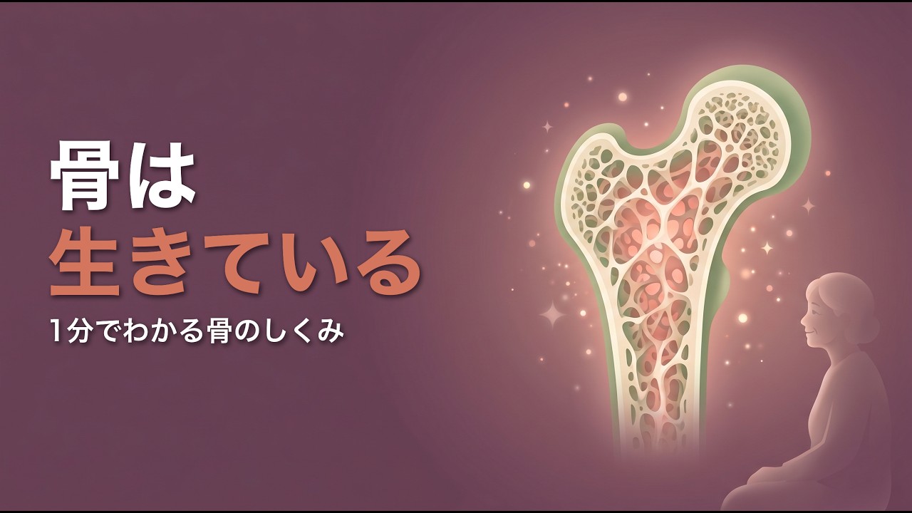 骨は生きている｜1分でわかる骨のしくみ