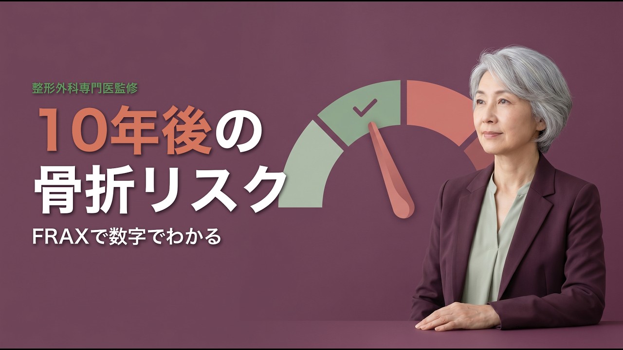 FRAXとは 10年後の骨折リスクを知る方法