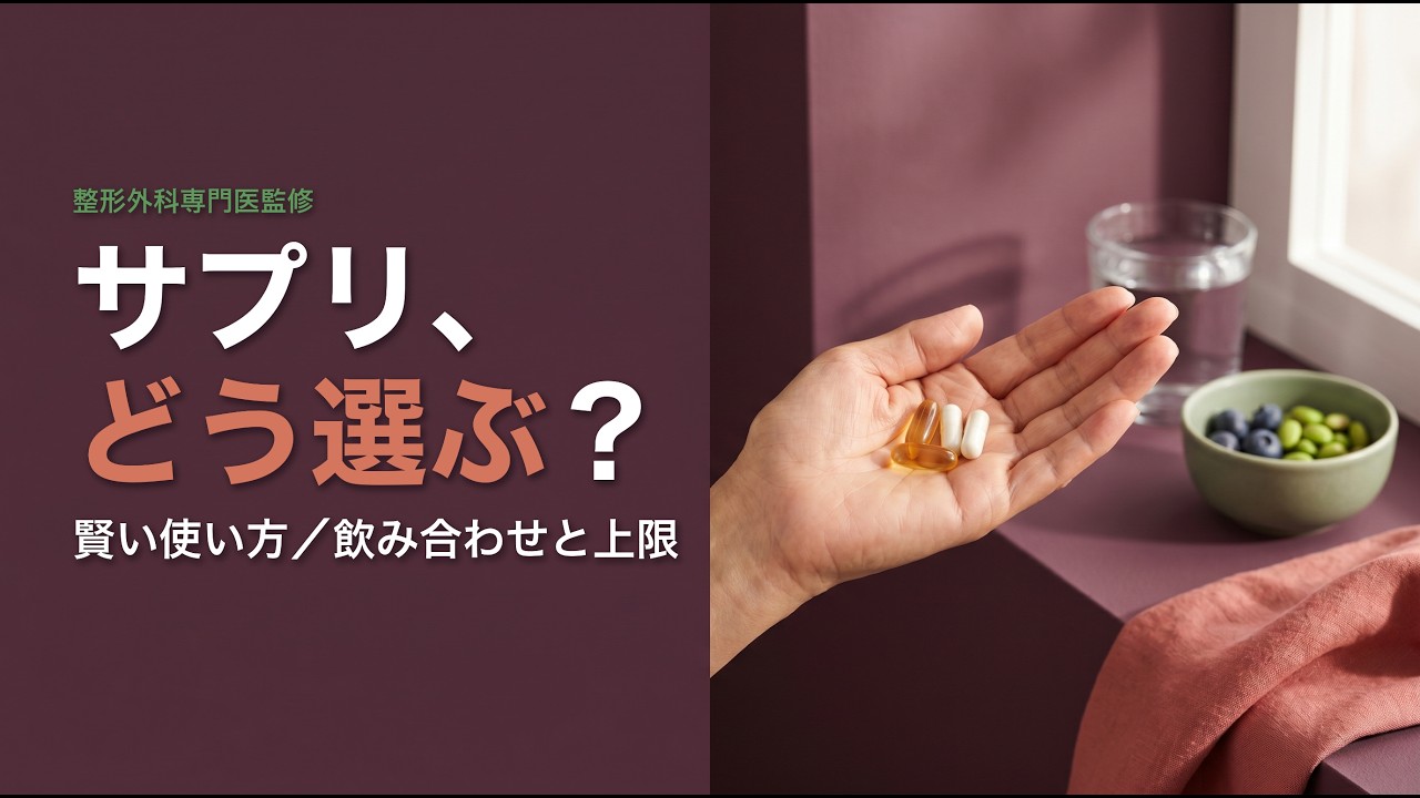 骨粗鬆症にサプリは効く？ 賢い使い方
