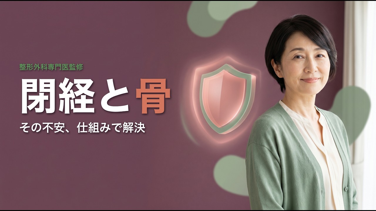閉経で骨が弱るのはなぜ？ エストロゲンという「骨の盾」